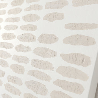 Wallpaper 01 by Becky Innes Acrylic with Hand Torn Paper on Canvas 60x30in