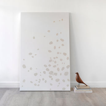 Confetti 01 by Becky Innes Acrylic with Textured Paper on Canvas 60x38in