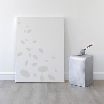 Confetti 02 by Becky Innes Acrylic with Textured Paper on Canvas 40x30in