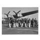 Innes Heritage RAF Crewmen & Plane 1949 40x30in Canvas Print — packshot