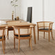 Carl Hansen SH900 Extend Table in Oak Oil — lifestyle, with KK96620 chairs