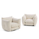 Knoll Perron Pillo Lounge Chair in Haven Ivory — packshot, detail