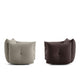 Knoll Perron Pillo Lounge Chair in Pewter and Cocoa — packshot