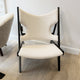 Audo Knitting Lounge Chair in Black Oak, Barnum Boucle 24 — lifestyle