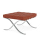 Knoll Barcelona Relax Footstool rear three-quarter view