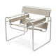 Knoll Wassily Lounge Chair in Natural Canvas, White Matte Frame — packshot