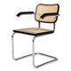 Knoll Cesca Dining Armchair Cane Seat & Back in Dark Stain — packshot