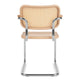 Knoll Cesca Dining Armchair Cane Seat & Back in Light Beech — packshot, detail