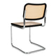 Knoll Cesca Dining Chair Cane Seat & Back in Dark Stain — packshot, detail