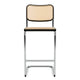 Knoll Cesca Bar Stool Cane Seat & Back in Dark Stain — packshot, detail