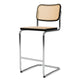 Knoll Cesca Bar Stool Cane Seat & Back in Dark Stain — packshot