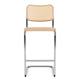 Knoll Cesca Bar Stool Cane Seat & Back in Light Beech — packshot, detail