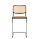 Knoll Cesca Counter Stool Cane Seat & Back in Dark Stain — packshot, detail