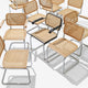 Knoll Cesca Dining Chair and Armchair Cane Seat & Back — studio, group
