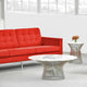 Knoll Platner Coffee Table — lifestyle, with Florence Knoll Sofa