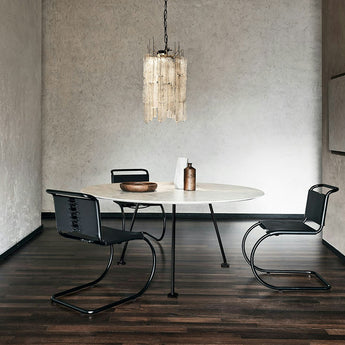 Knoll Grasshopper Round Dining Table