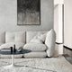 Knoll Perron Pillo 4 Seat Sofa — lifestyle, living room