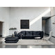  Knoll Perron Pillo 3 Seat Sofa in Grey — lifestyle