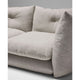 Knoll Perron Pillo 3 Seat Sofa in White — studio, detail