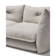 Knoll Perron Pillo 4 Seat Sofa in White — packshot, detail