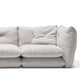 Knoll Perron Pillo 4 Seat Sofa in White — packshot, detail