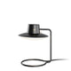Louis Poulsen AJ Oxford Table Lamp Low with top shade on packshot