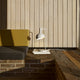 Louis Poulsen FJ Elements Table Lamp in White — lifestyle, living room