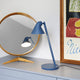 Louis Poulsen NJP Mini Table Lamp in Petrol Blue — lifestyle