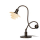Louis Poulsen PH 1/1 Piano Table Lamp in Aged Brass — packshot, detail