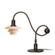 Louis Poulsen PH 1/1 Piano Table Lamp in Aged Brass — packshot, detail