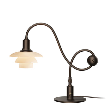 Louis Poulsen PH 1/1 Piano Table Lamp in Aged Brass — packshot