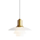 Louis Poulsen PH 2/1 Pendant Light in Brass Metallised — packshot