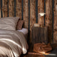 Louis Poulsen PH 2/1 Portable Table Lamp in Brass Metallised — lifestyle, bedroom