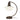 Louis Poulsen PH 2/2 Luna Aged Brass Opal Table Lamp