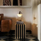 Louis Poulsen PH 2/2 Luna Aged Brass Opal Table Lamp — lifestyle, detail 02