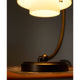 Louis Poulsen PH 2/2 Luna Aged Brass Opal Table Lamp — lifestyle, detail 05