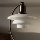 Louis Poulsen PH 2/2 Luna Aged Brass Opal Table Lamp — lifestyle, detail 10