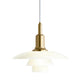 Louis Poulsen PH 3/2 Pendant Light in Brass Metallised — packshot