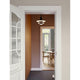 Louis Poulsen PH 3/3 Pendant Light in Metal & Glass — lifestyle, hallway