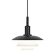 Louis Poulsen PH 3/3 Pendant Light in Black Metal & Glass — packshot