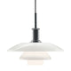 Louis Poulsen PH 4½-4 Glass Pendant Light in White — packshot