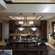 Louis Poulsen PH 4½-4 Glass Pendant Light — lifestyle, dining room