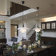 Louis Poulsen PH 4½-4 Glass Pendant Light — lifestyle, modern scandi dining room