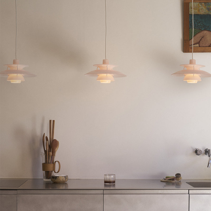 Louis Poulsen PH 5 320 Opal Pendant — lifestyle, kitchen
