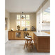 Louis Poulsen PH 5/5 Pendant Light in Black Metal with White Opal Glass — lifestyle, kitchen