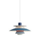 Louis Poulsen PH 5 Mini Pendant Light Hues of Blue packshot