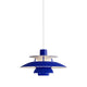 Louis Poulsen PH 5 Mini Pendant Light Monochrome Blue packshot