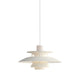 Louis Poulsen PH 5 Mini Pendant Light Monochrome White packshot
