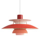 Louis Poulsen PH 5 Pendant Light Hues of Red packshot