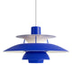 Louis Poulsen PH 5 Pendant Light Monochrome Blue packshot